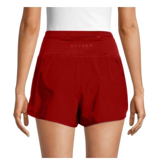 NWOT SPYDER Women's Red Running Shorts Size Small - Picture 1 of 10